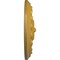 Ekena Millwork Flower Spiral Ceiling Medallion (Fits Canopies up to 2"), 12 1/4"OD x 2 1/4"P, Iridescent Gold CM12FLIGS - alternate 2